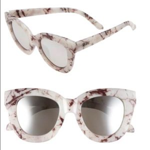 Quay- Sugar & Spice Cat Eye Marble Sunglasses